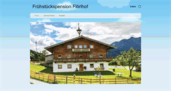 Desktop Screenshot of fruehstueckspension-floerl.at